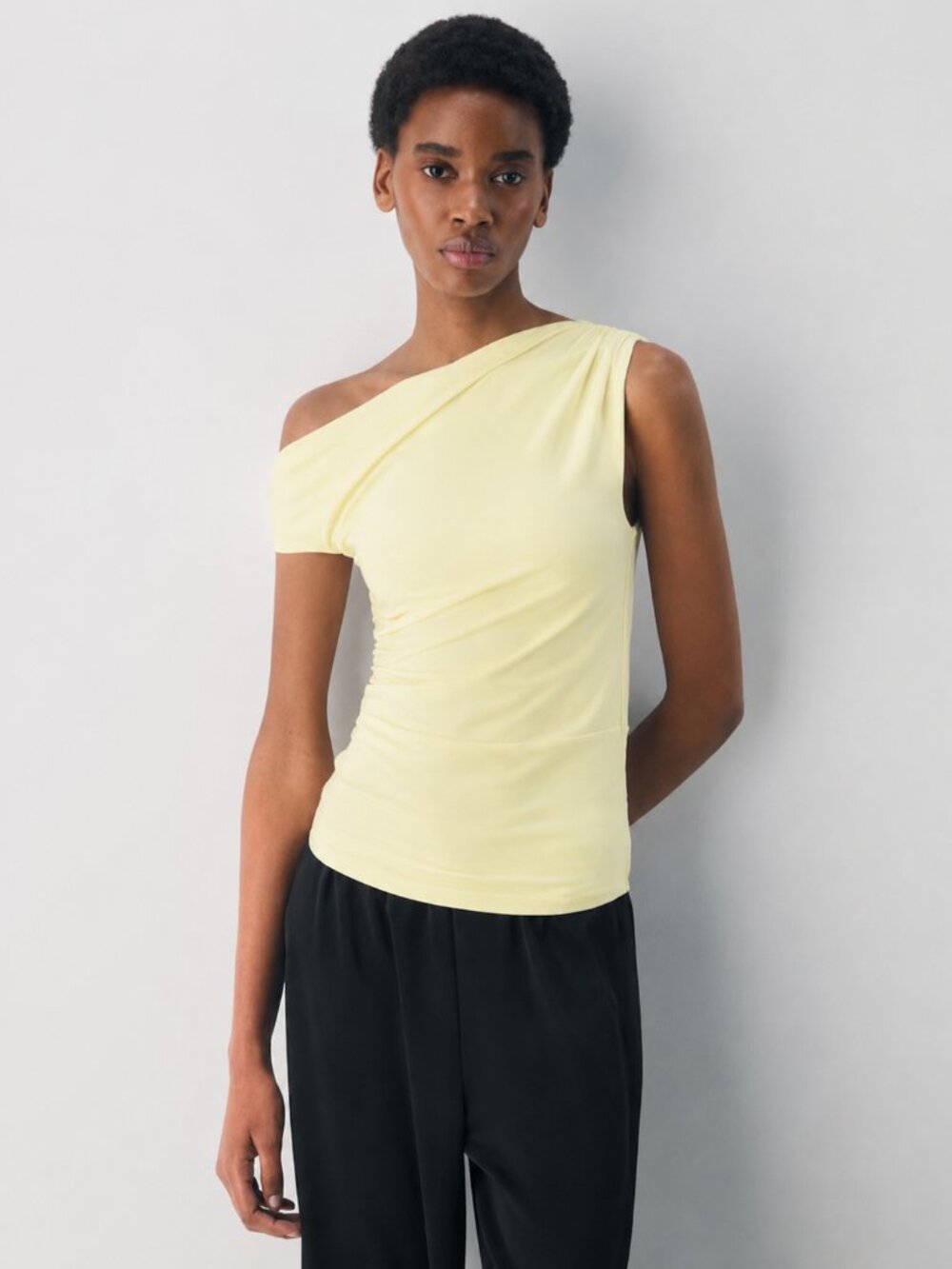 NWT Aritzia Smooth Matter GALLERY Top LEMONADE M